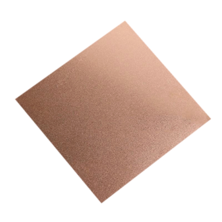 玫瑰金喷砂不锈钢板 哑光喷砂玫瑰金不锈钢 佛山汇利来不锈钢厂家