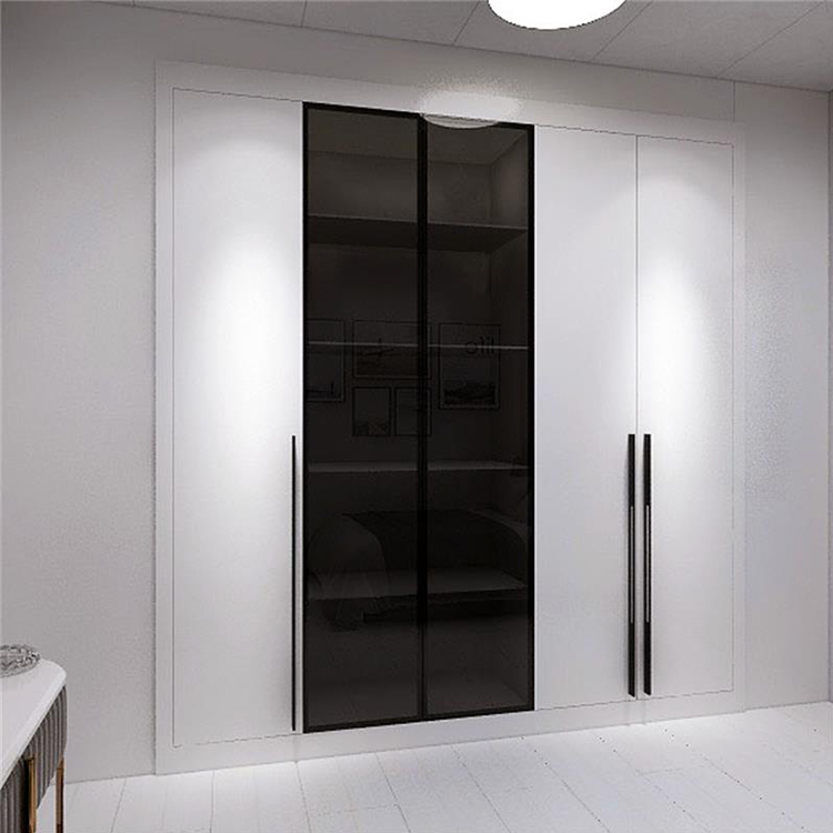 沈阳玻璃衣柜门厂家 爱美家装饰 时尚20边玻璃衣柜门 玻璃门厂家直销