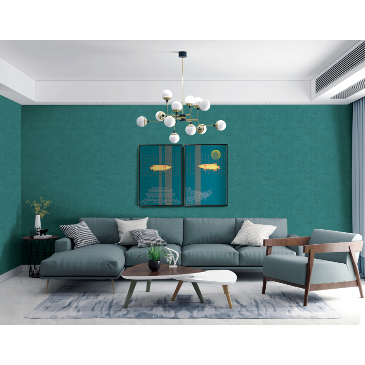 福秀无缝墙布 儿童房墙布 绿色健康无甲醛墙布