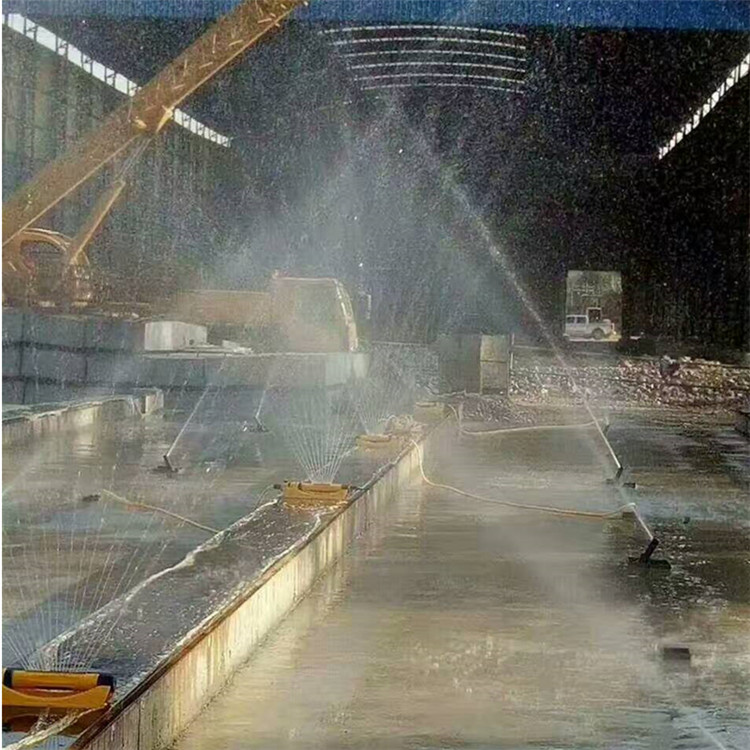 蓝江现场视频 桥梁全自动智能喷淋系统 桥梁喷淋养护机