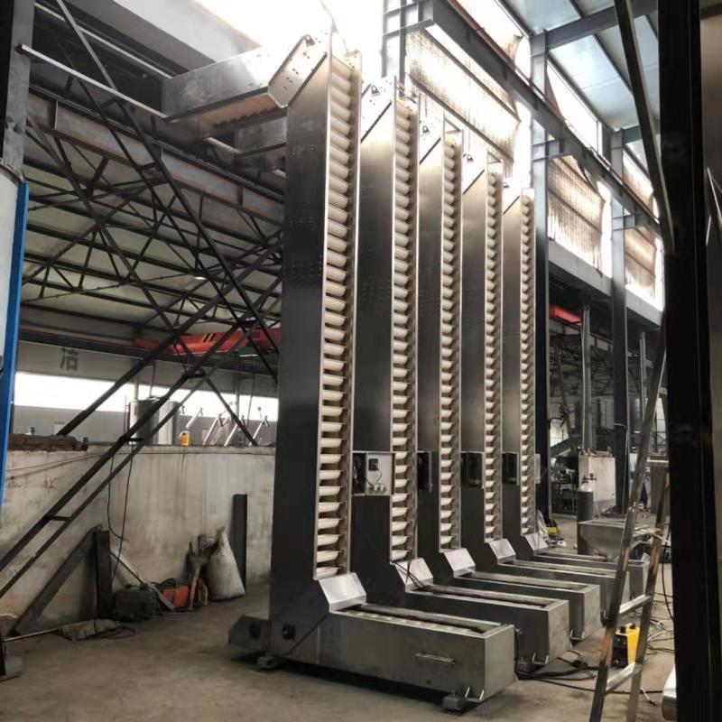 全封闭z字型输送机炒货杂粮多点下料提升机速冻食品卫生级提升机