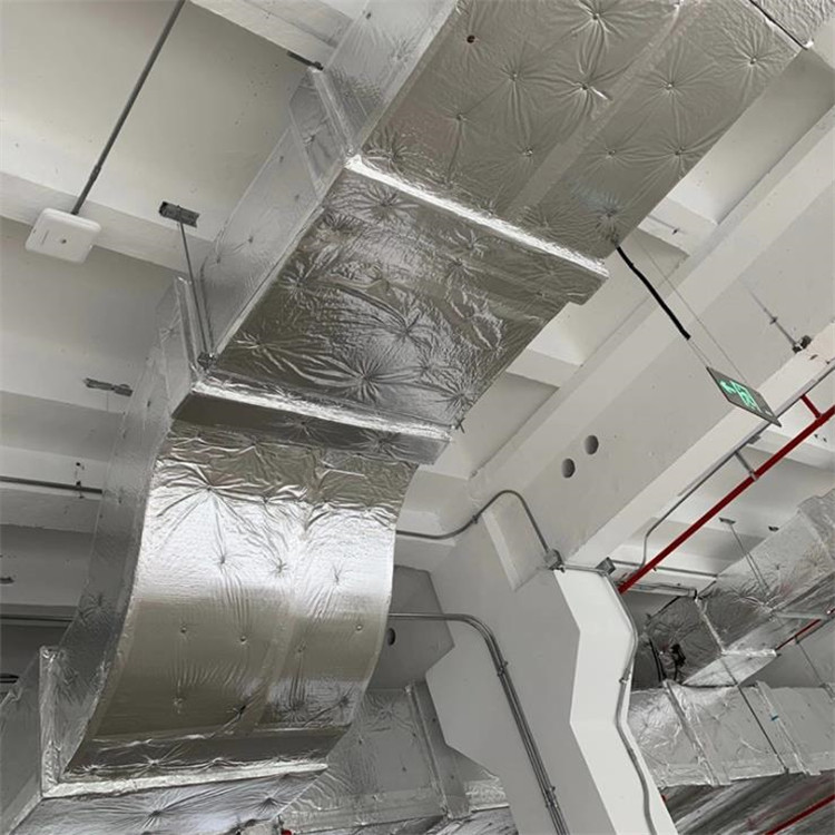 用吸音玻璃棉毡玻纤风板通风管道48kg/m夹筋铝箔玻璃棉板保温隔热材料